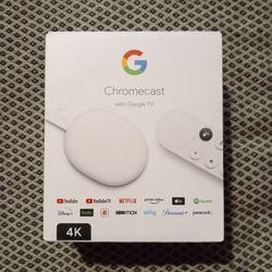 Google Chromecast w/Google TV 4K 