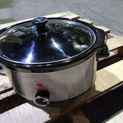 Used Courant 3.5 Quart Oval Slow Cooker, Stainless Steel