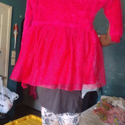 Red Dress Hello Kitty Size 4t