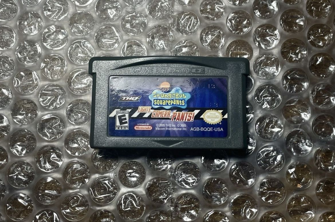 SpongeBob Game Boy Advance (GBA)