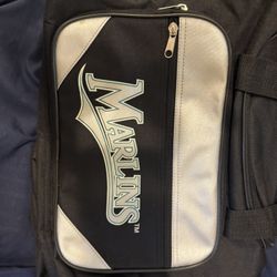 Florida Marlins Old Logo MetroPCS Duffle Gym Bag Orange Black
