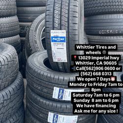 SET OF NEW TIRES, 235/65R16C KUMHO PORTRAN, INCLUDING MOUNTING AND BALANCING. ASK ME FOR ANY SIZE OR BRAND, LLANTAS NUEVAS 