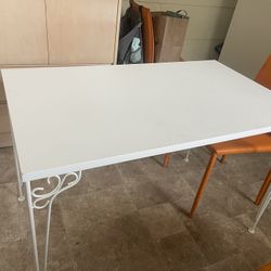white Dining table