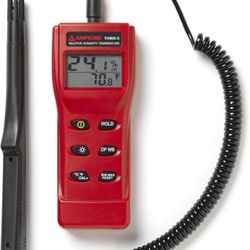 Amprobe THWD-5 Relative Humidity and Temperature Meter with Wet Bulb and Dew Point