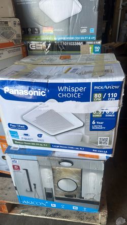 Panasonic WhisperChoice Pick-A-Flow Bathroom Fan