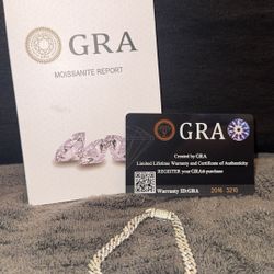 VVS1 Moissanite Silver Bracelet 