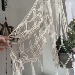 Set Of 3 Macabre Woven Plant Hangers