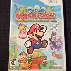 Super Paper Mario Game Nintendo Wii