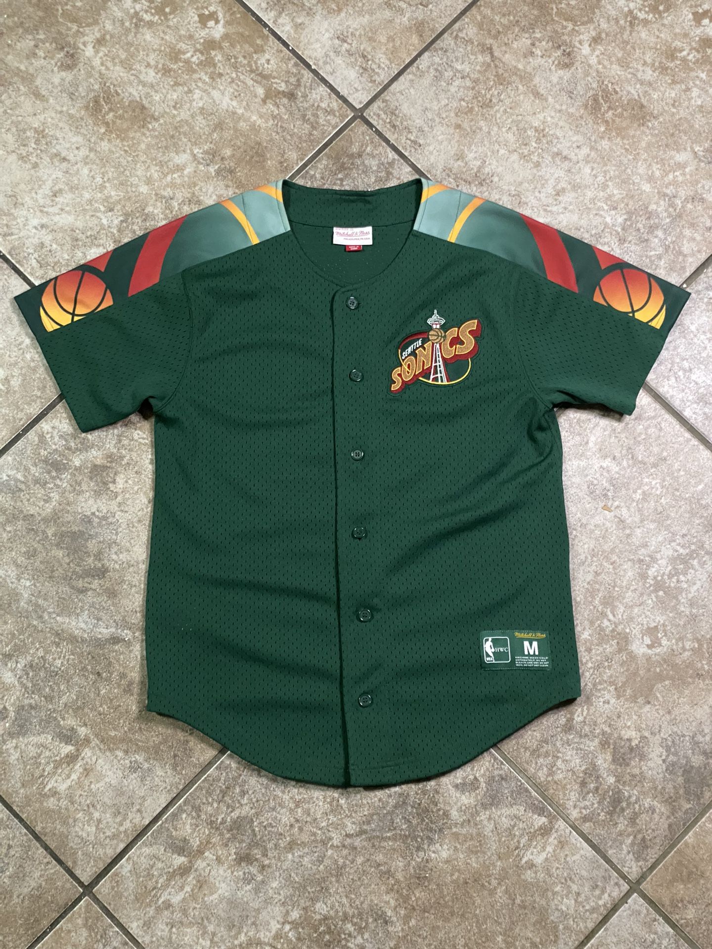 Vintage SuperSonics Warmup Jersey