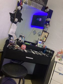 White vanity