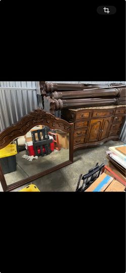 Dresser with Mirror Stone Top