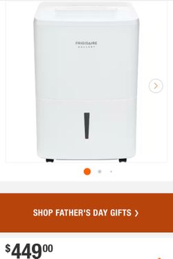 50 Pt. 4500 sq. ft. Dehumidifier with Bucket and Washable Filter in White with WiFi