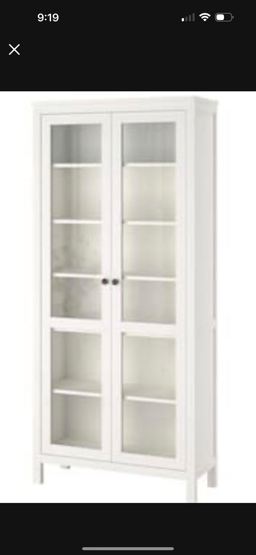 Cabinet / Bookcase With Glass Doors