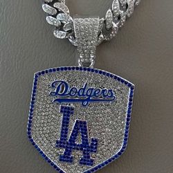 Dodgers ⚾️ 🧢 iced chain see all 10 pics sold separate SHIPPING AVAILABLE