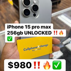 iPhone 15 Pro Max 256gb unlocked Special 