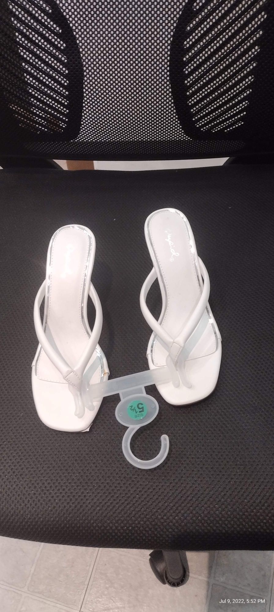 White Sandal Heels (Sizes 5.5 & 6)