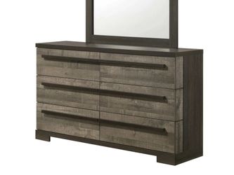 Remington Rustic Gray & Dark Ebony Dresser