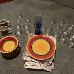 Dinner and Glass Ware
