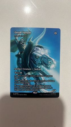 Doom Variant Roaming Throne MTG Marvel Card