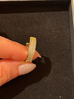 18k Gold Plated hoop Earrings
