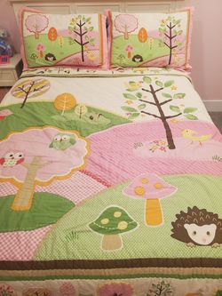 Circo Love N Nature Owl/Critter Bedroom Set Full Size w Rug 