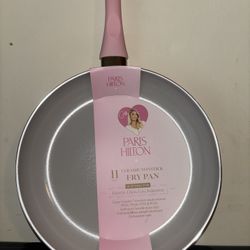 Paris Hilton 11” FRY PAN Ceramic Nonstick Pink BRAND NEW, That's Hot