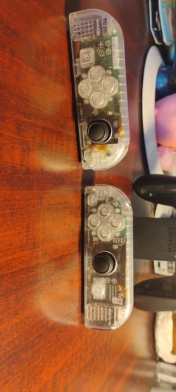 Clear Nintendo Switch Joycons