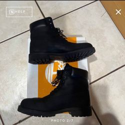 SAMEa DAY PICK UP FOR 140‼️‼️ Timberland Black Premium Size 8.5 