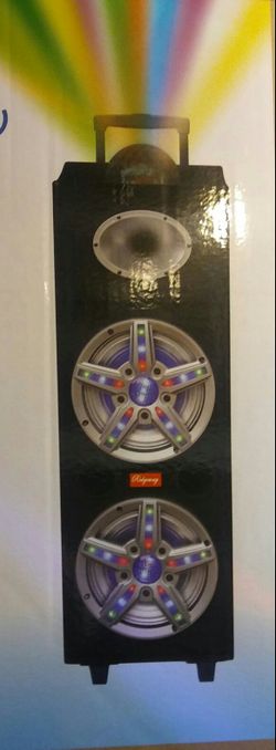 Bluetooth speaker SD card,slot USB port,FM radio,microphone included for karaoke(bosina)