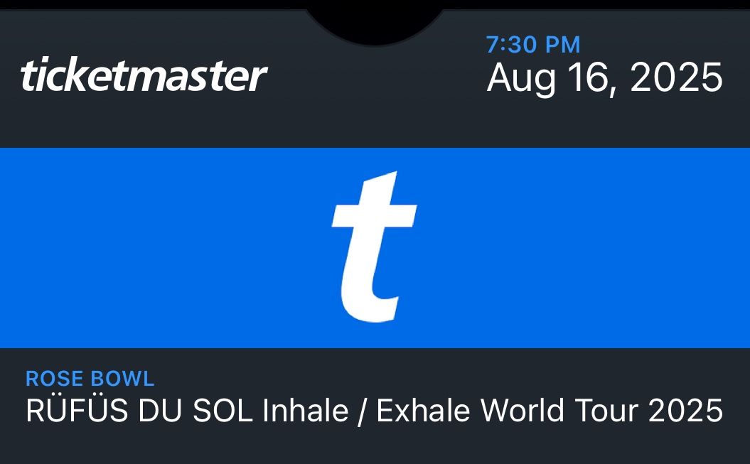 Rufus Du Sol Tickets