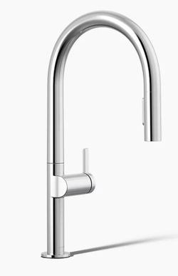 Kohler Components Pull-Down Kitchen Faucet, Vibrant French Gold