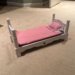 Melissa & Doug Wooden Doll Bed
