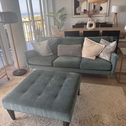 Beautiful Sofa And Ottoman For Sale