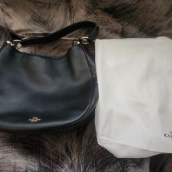 Genuine Black Coach Purse "Excellent Condition " 