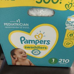 Diapers-pampers Swaddlers Size 1