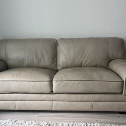 Myars 91" Leather Sofa, Created for Macy's