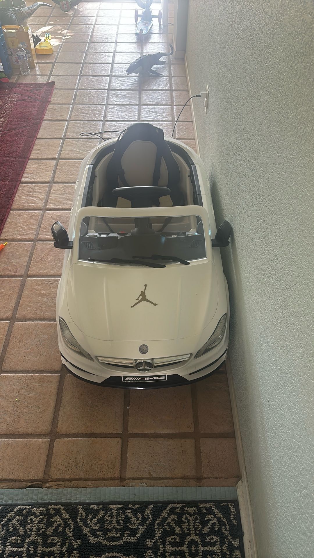 Kids Mercedes AMG White Car