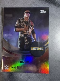 Topps WWE Universe WrestleMania The Rock