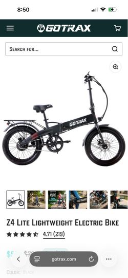 GoTrax Z4 LITE Folding Electric Bike