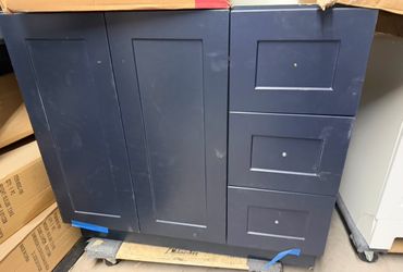 36” NO TOP BATHROOM VANITY