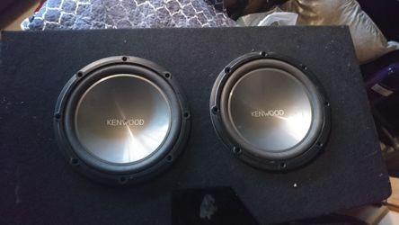 Kenwood speakers with box