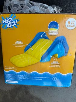 New inflatable waterslide