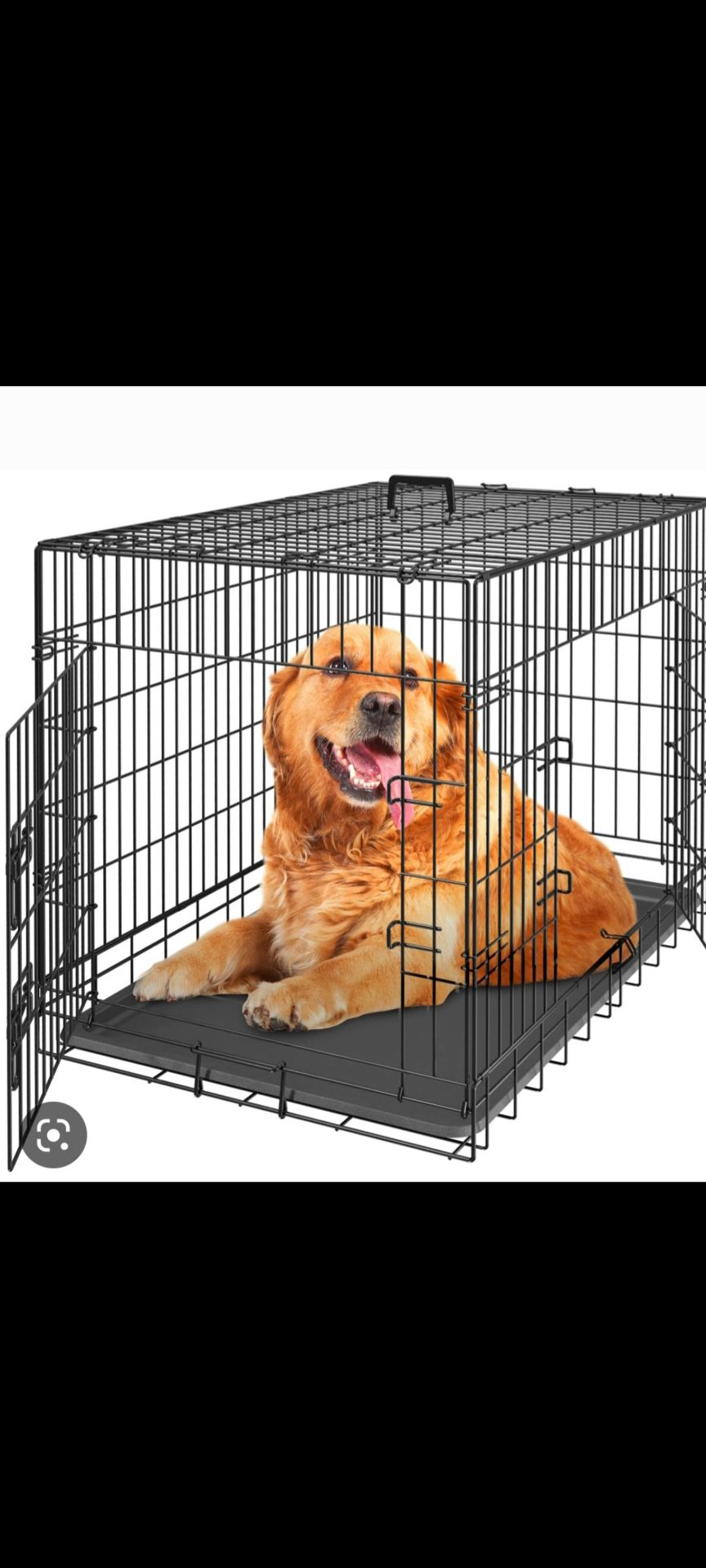 42” Foldable Dog Crate 