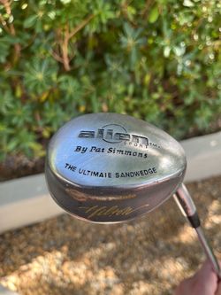 Alien The Ultimate Sand Wedge by Pat Simmons Steel Shaft RH