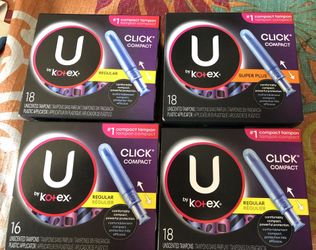 Kotex Tampons $3 each