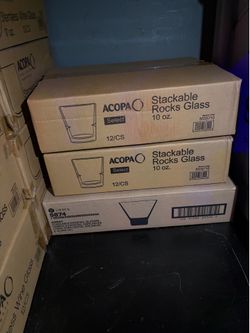 Glassware dishes plates