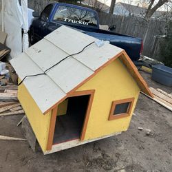 heated dog house