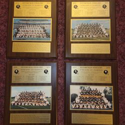 Steelers 70s Wooden Superbowl Plaques