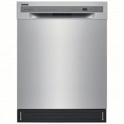 FRIGIDAIRE Dishwasher: Stainless Steel, 6 Wash Cycles, Silver, ADA Compliant, Energy Star Certified