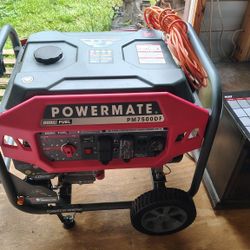 Power mate 7500 Duel Fuel Generator 